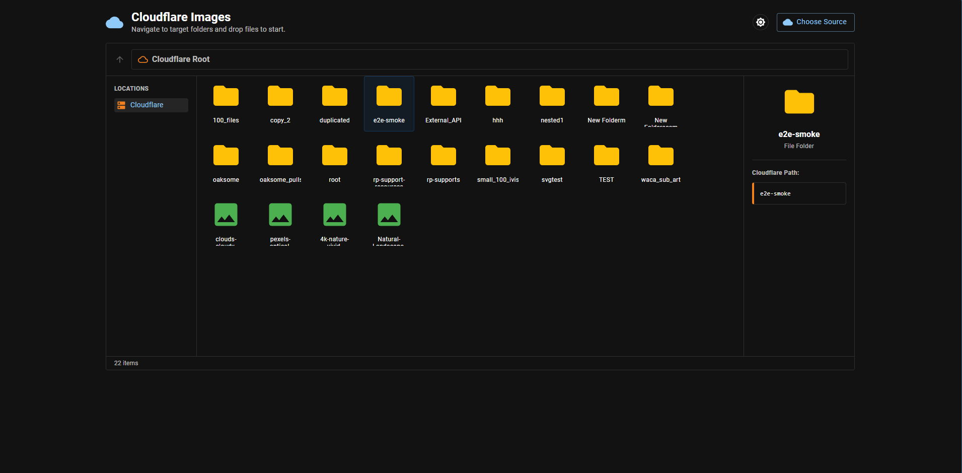 File List View — Virtualized file list handling thousands of entries without performance degradation.