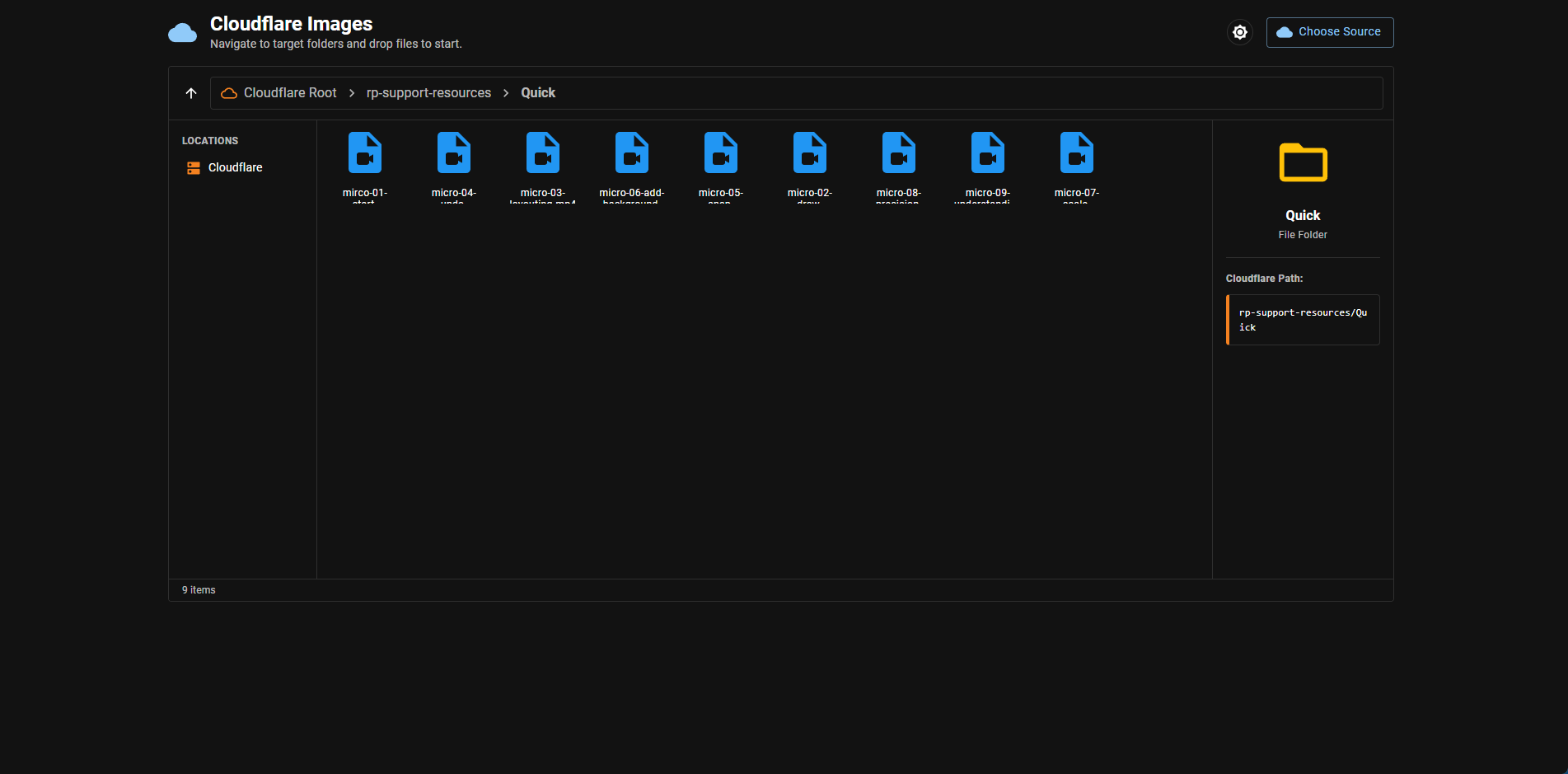 Metadata Panel — Right-side metadata panel showing file properties, permissions, and preview.
